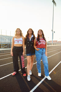 Indiana Bandana Flare Black Sweatpants