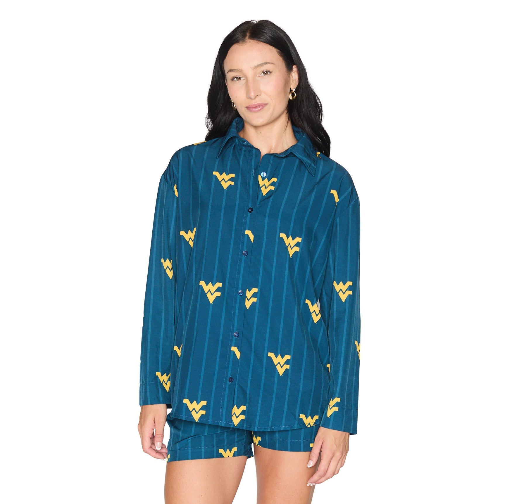 West Virginia Button Down Set