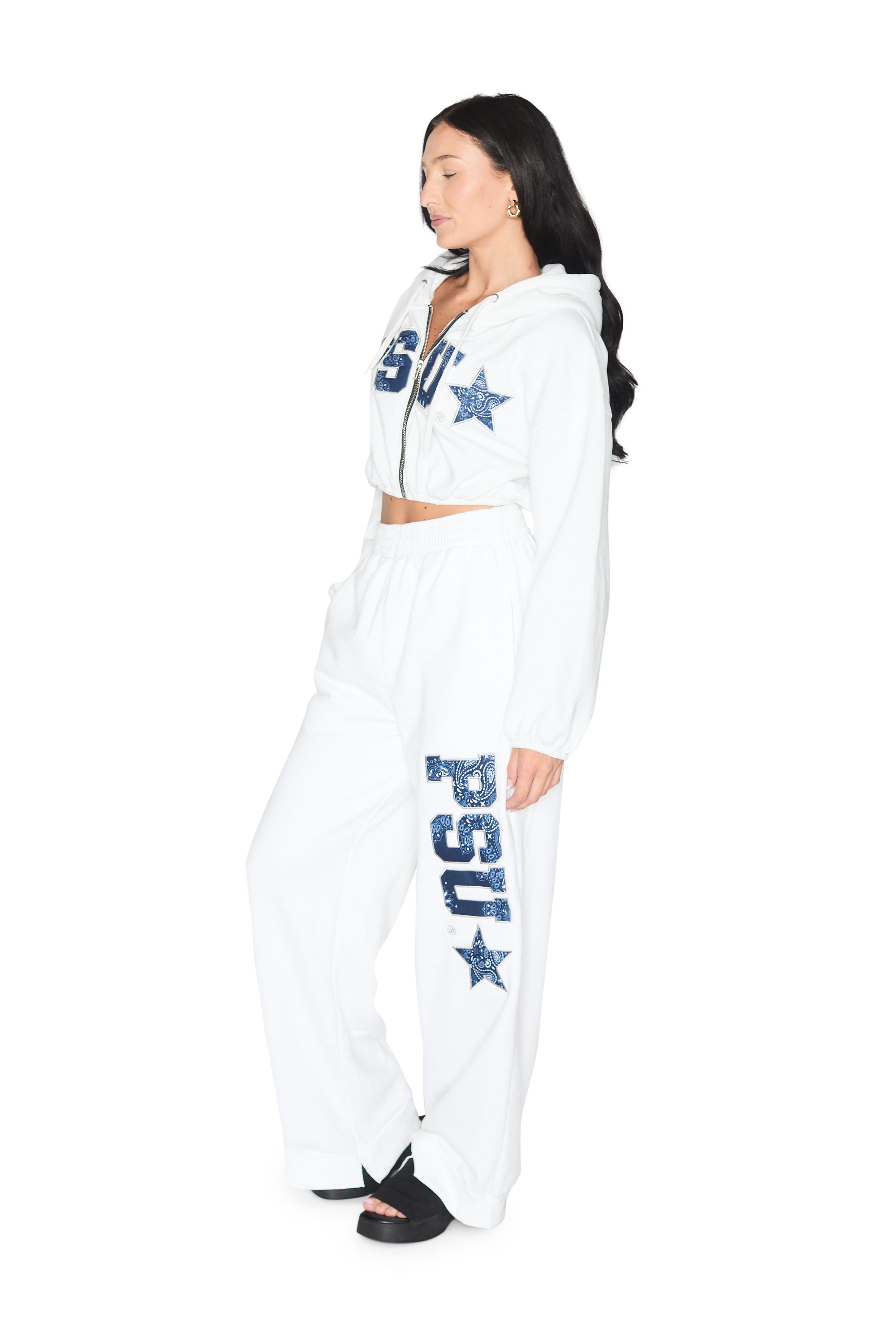 Penn State Cinched Zip Up Hoodie