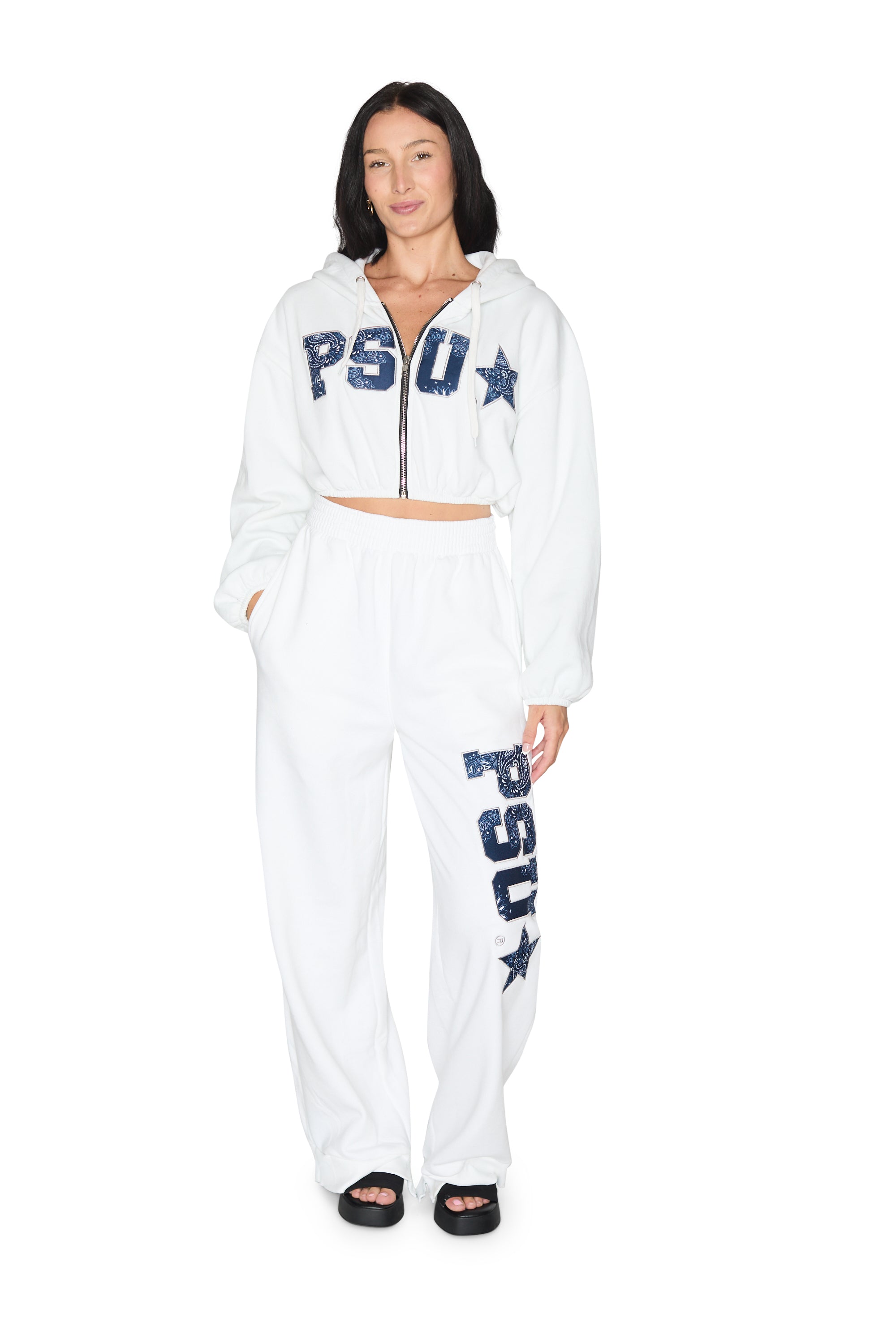 Penn State Cinched Zip Up Hoodie