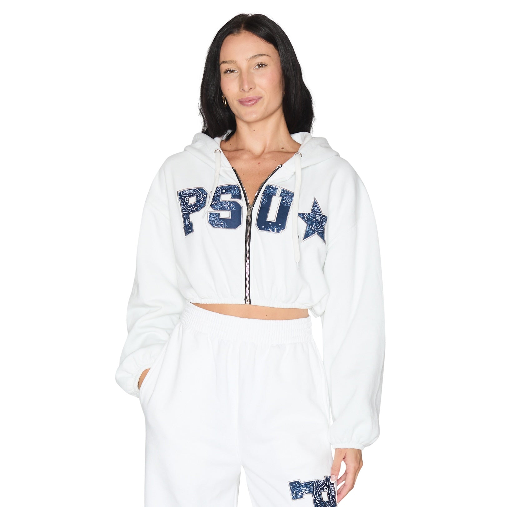 Penn State Cinched Zip Up Hoodie