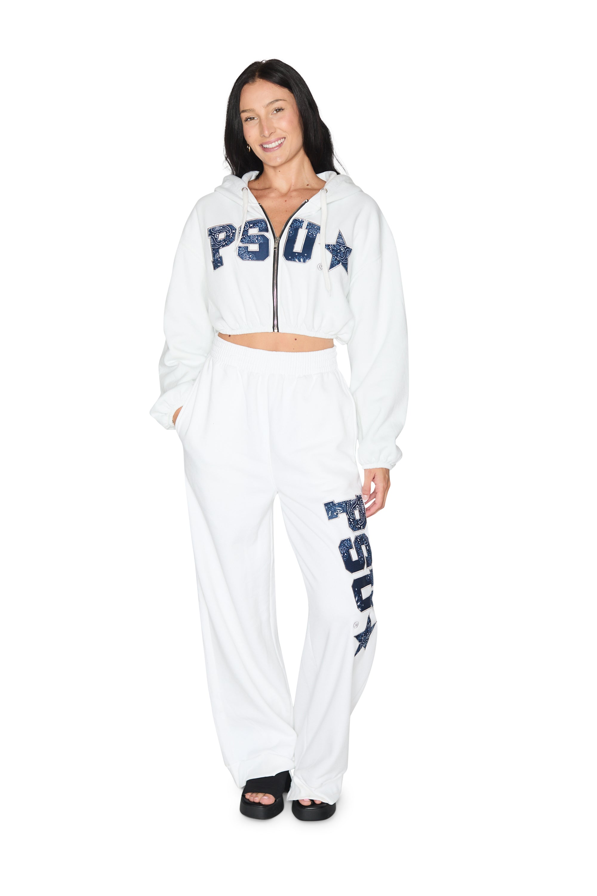 Penn State Cinched Zip Up Hoodie