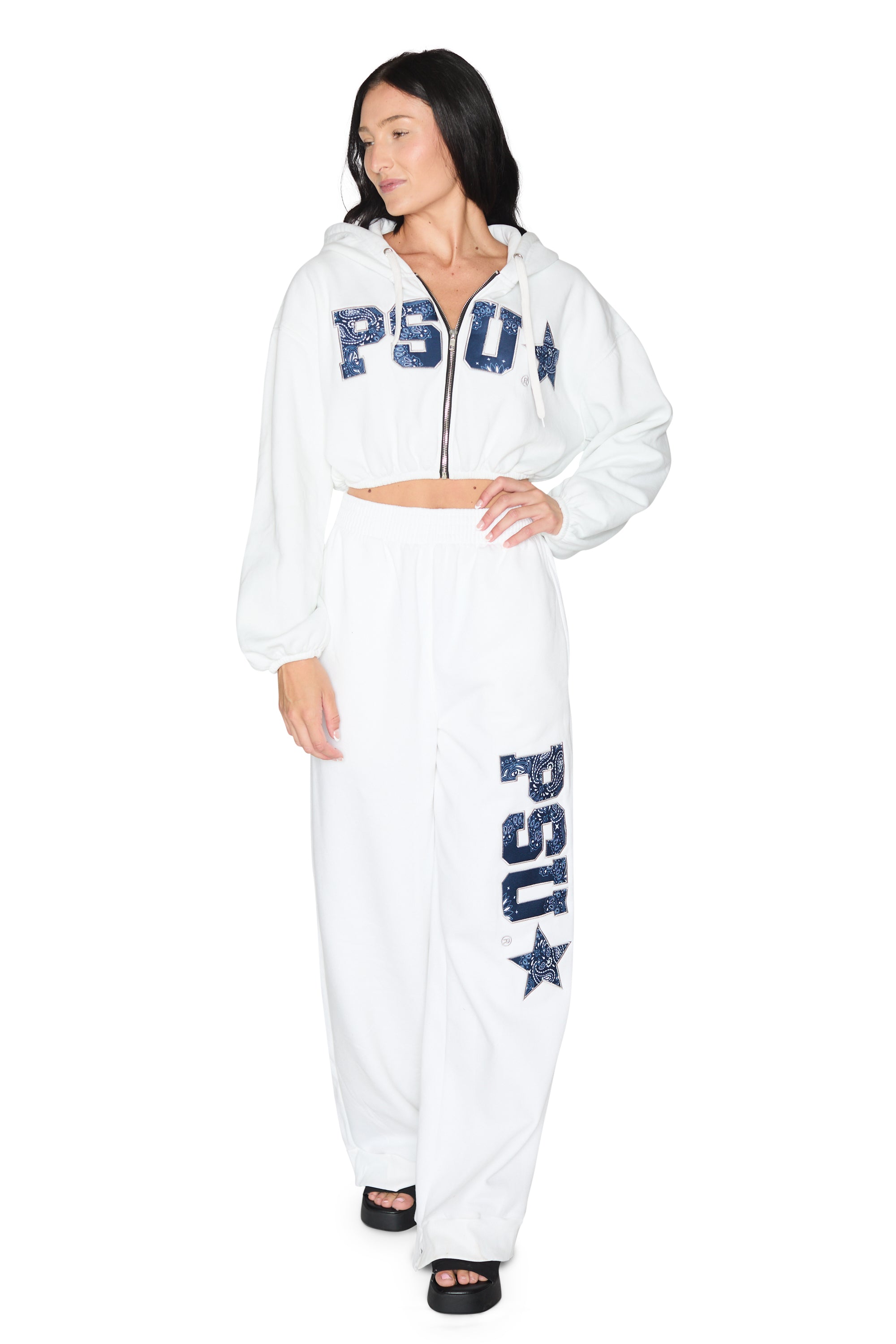 Penn State Cinched Zip Up Hoodie