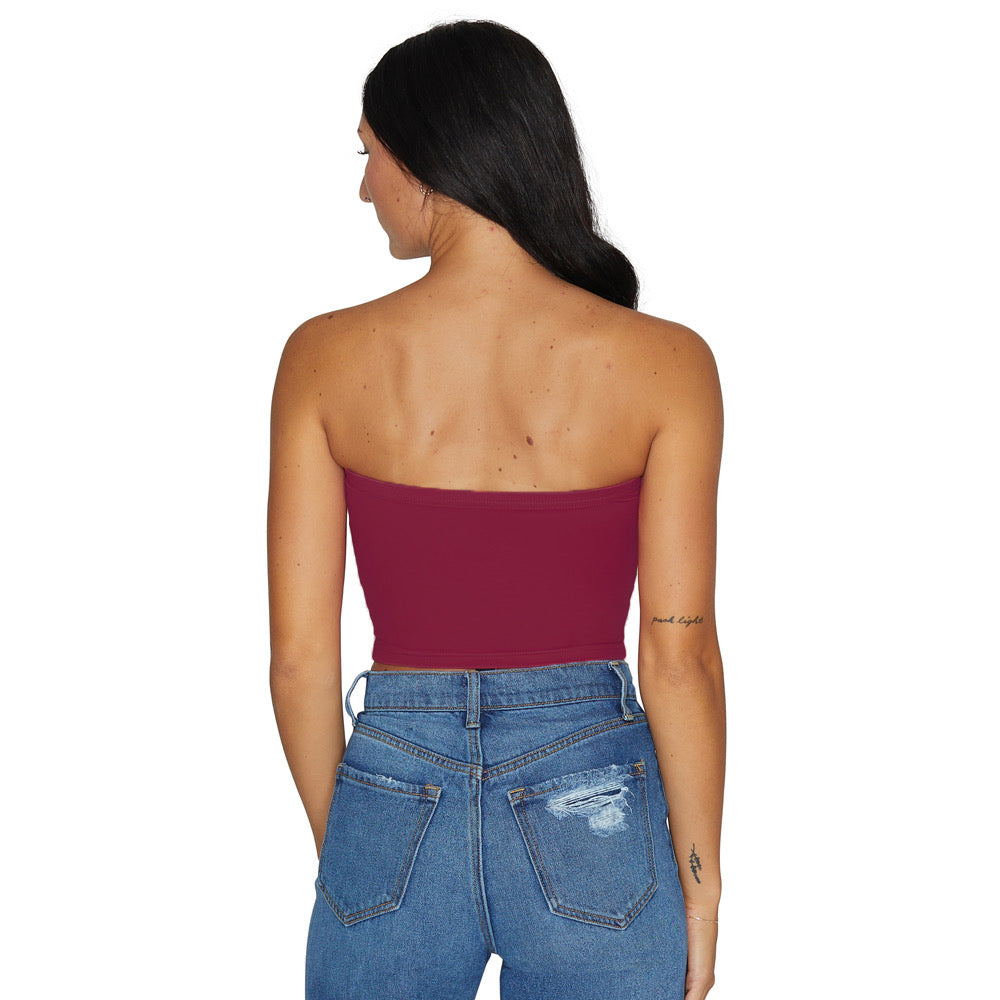 Mississippi State Maroon Tube Top