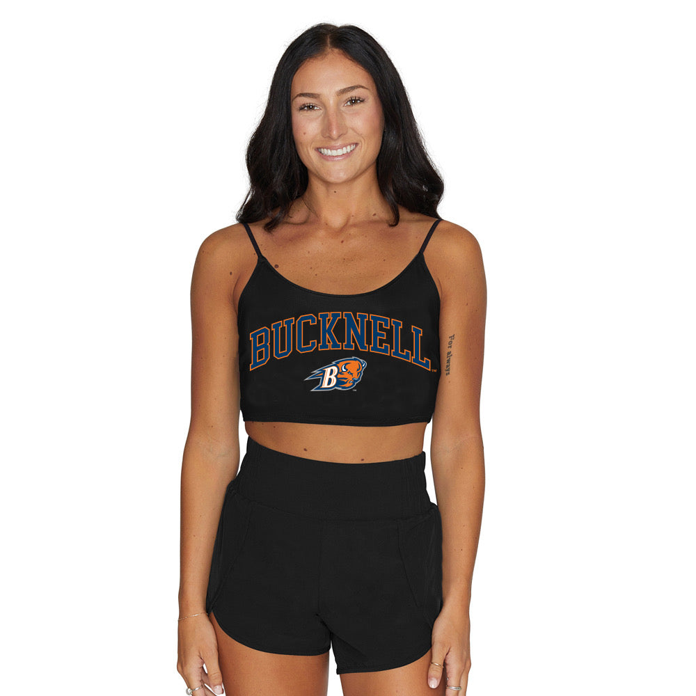 Bucknell Black Spaghetti Tank