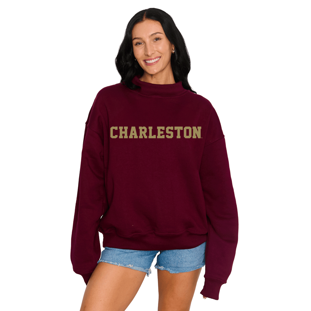 College of Charleston Mock Neck Sweatshirt – lojobands
