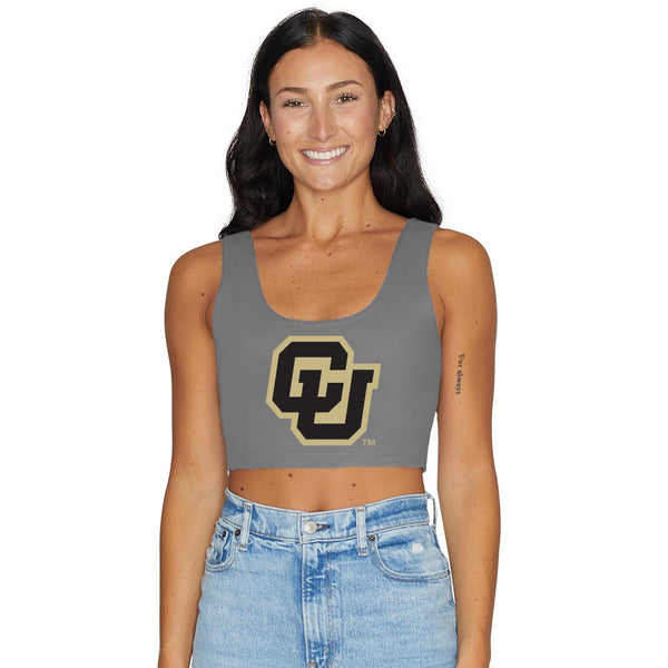 Colorado Boulder Gold Crop Top – lojobands