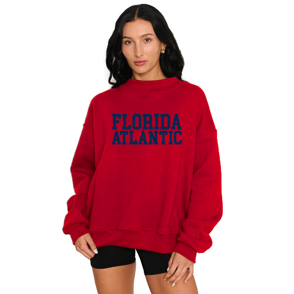 Florida Atlantic Owls Mock Neck Sweatshirt – lojobands