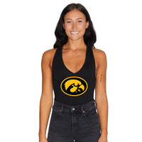 Iowa Hawkeyes Black Bodysuit