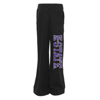Kansas State Bandana Flare Black Sweatpants