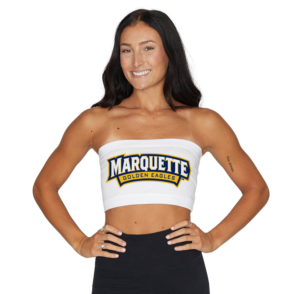 Marquette White Bandeau Top