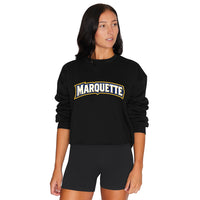 Marquette Black Crewneck