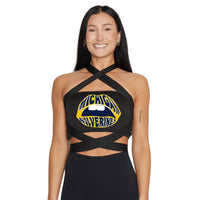 University of Michigan Black Way Bandeau Top