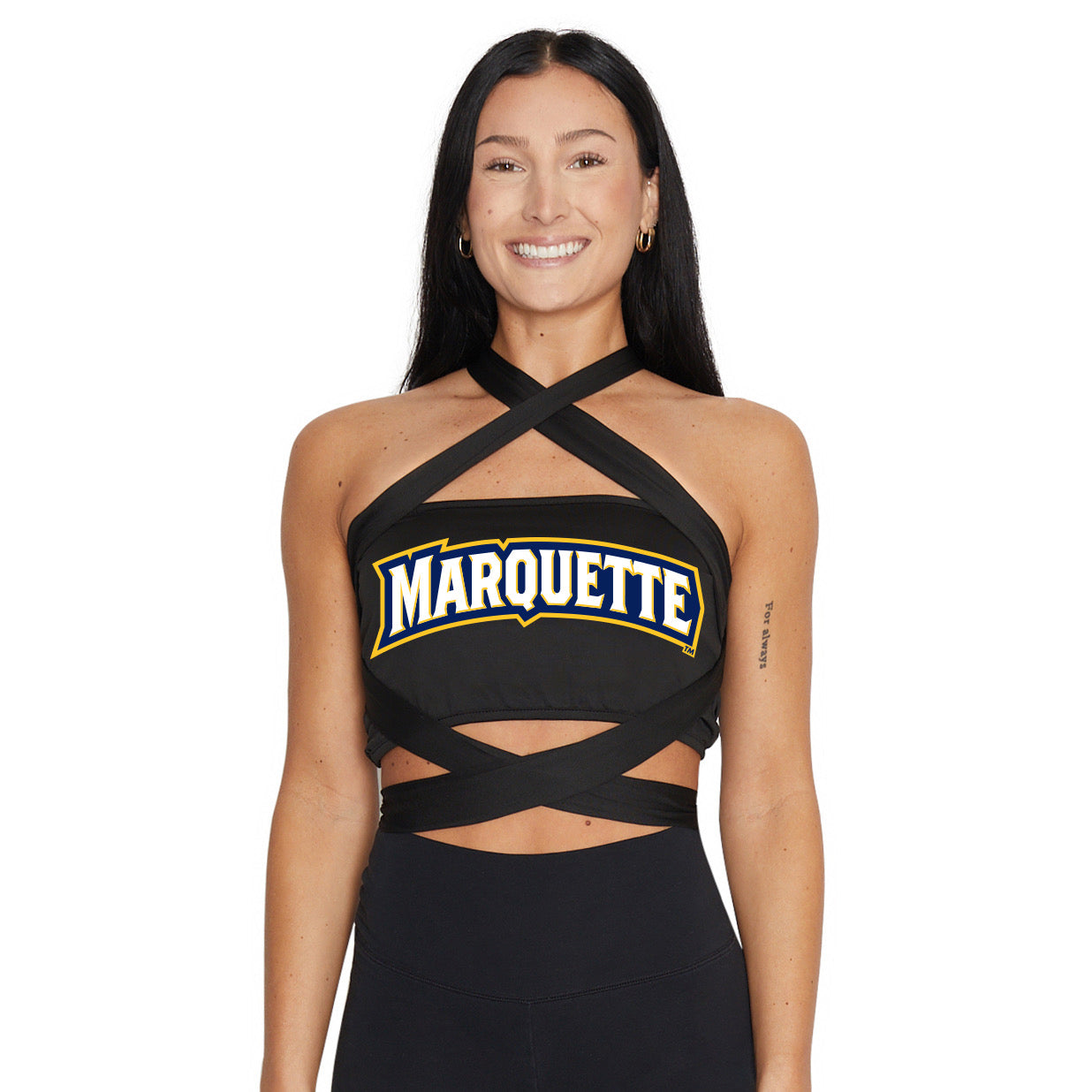 Marquette Black Multi Way Bandeau Top