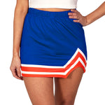 Royal Blue & Orange Game Day Skirt