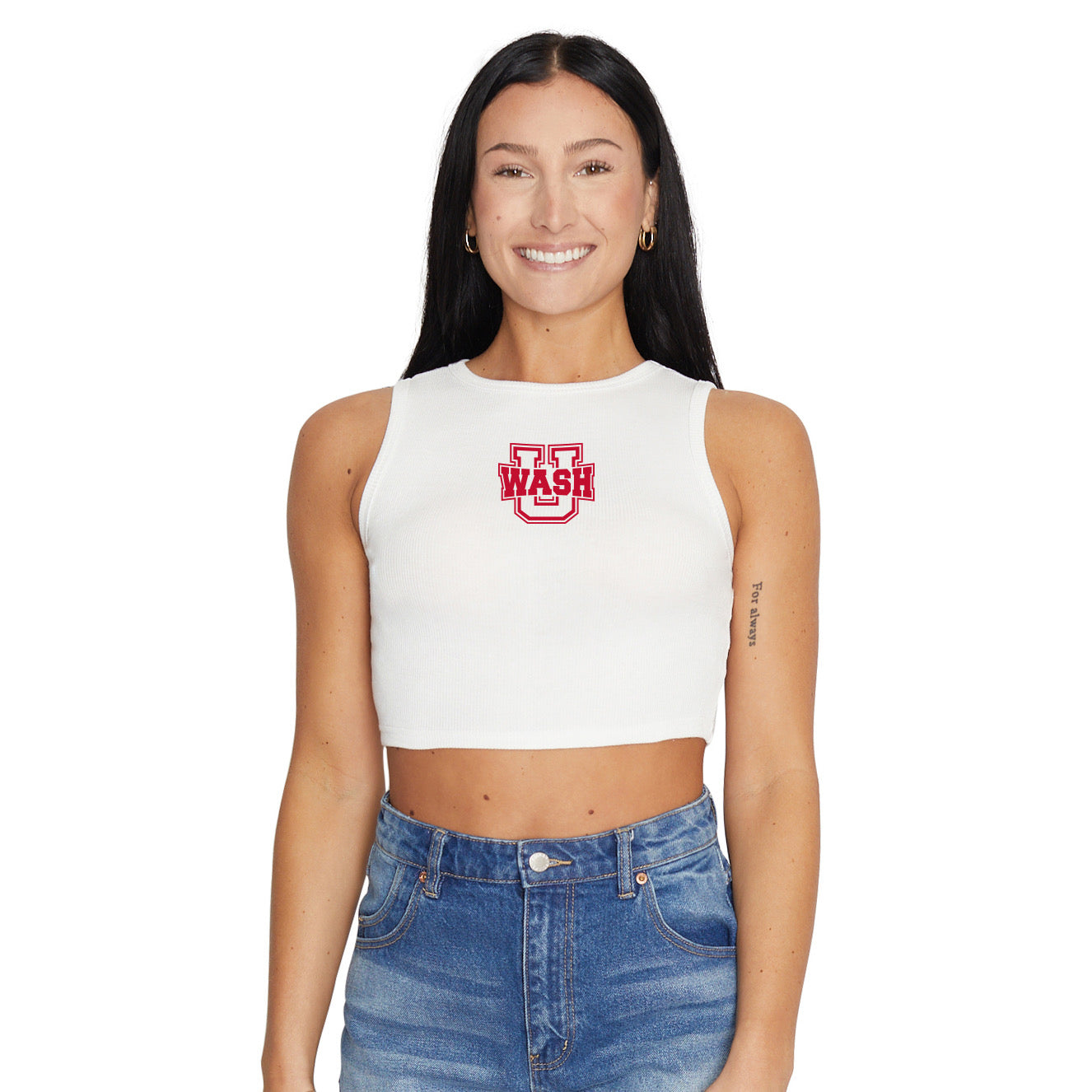WashU Touchdown Ribbed Tank