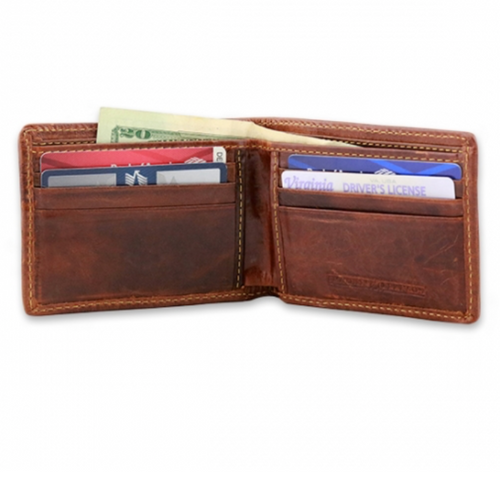 Virginia Tech Needlepoint Bi-Fold Wallet