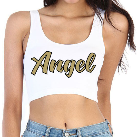Angel Crop Tank Top – lojobands