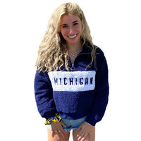 University of Michigan Teddy Quarter Zip