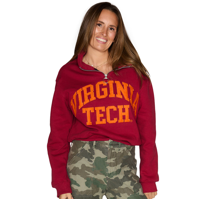 Virginia Tech Quarter Zip Sweatshirt