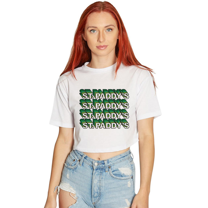 3D St. Paddy's Cropped Tee