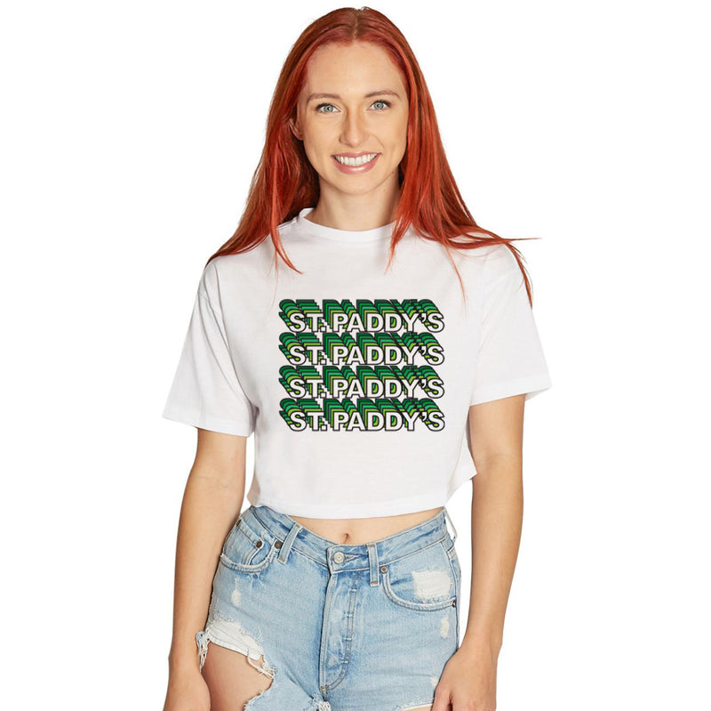 3D St. Paddy's Cropped Tee