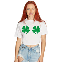 Shake Your Shamrocks Cropped Tee