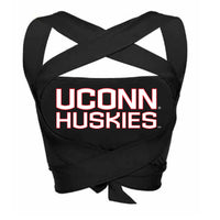 UConn Black Multi Way Bandeau Top
