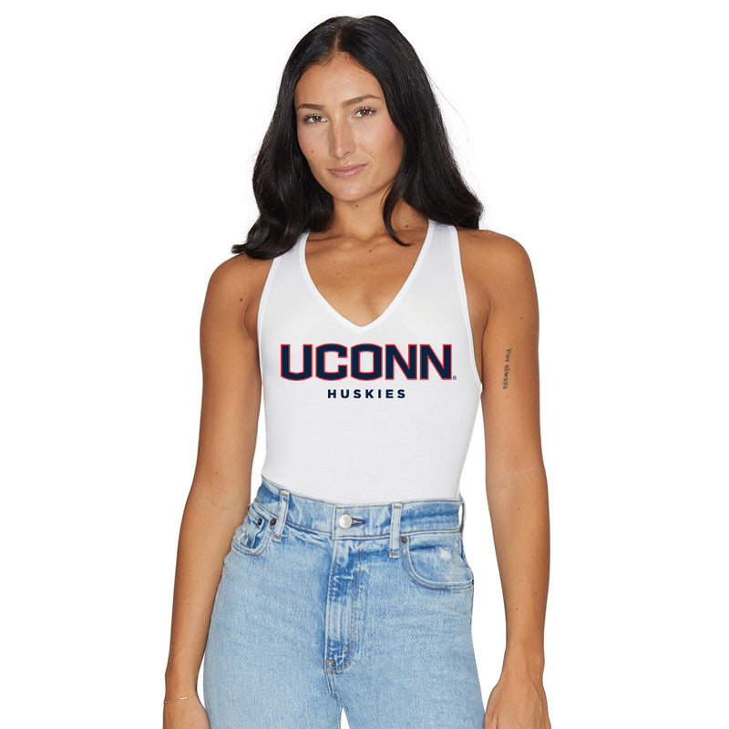 UConn White Bodysuit