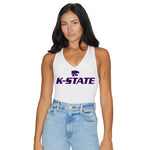 Kansas State White Bodysuit