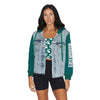 Michigan State Fleece Denim Jacket