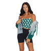 Michigan State Fleece Denim Jacket