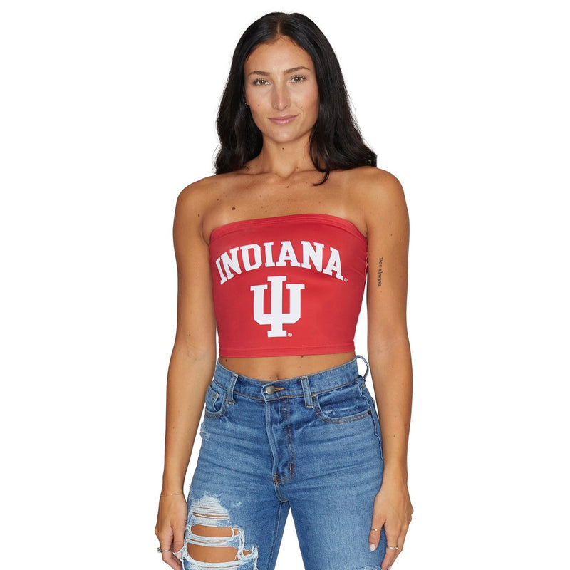 Indiana Hoosiers Crimson Tube Top