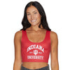 Indiana Hoosiers Crimson Crop Tank Top