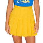 Yellow Varsity Tennis Skirt