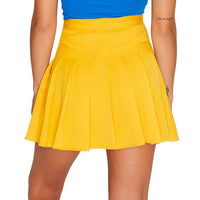 Yellow Varsity Tennis Skirt