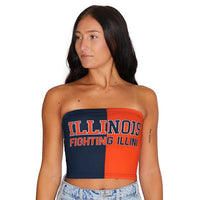 Illinois Fighting Illini Two Tone Tube Top