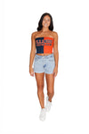 Illinois Fighting Illini Two Tone Tube Top