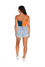 Bucknell Two Tone Tube Top