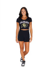 Colorado Boulder Black Babydoll Tee