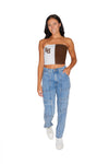 Lehigh Two Tone Tube Top