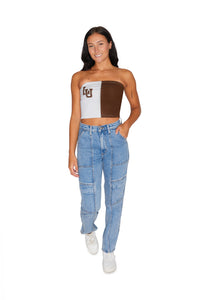 Lehigh Two Tone Tube Top