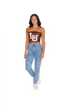 Lehigh Brown Tube Top