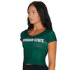 Michigan State Green Babydoll Tee