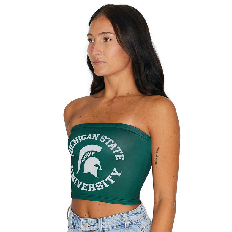 Michigan State Green Tube Top