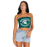 Michigan State Green Tube Top