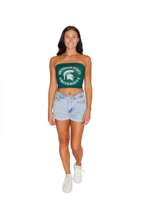 Michigan State Green Tube Top