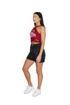 Indiana Hoosiers Crimson Multi Way Bandeau Top