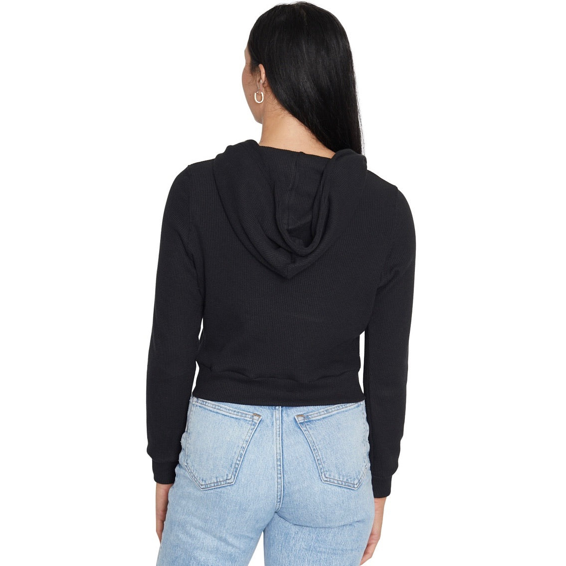 Delaware Blue Hens Waffle Knit Zip Up Hoodie – lojobands