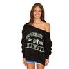 University of Hawaii Off the Shoulder Sweatshirt